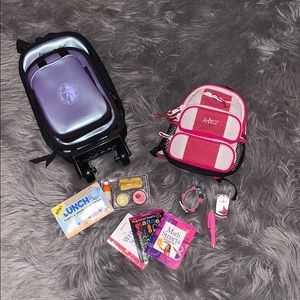 School and suitcase accessories